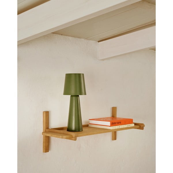 Dabīga toņa ozola masīvkoka modulārā plauktu sistēma 90x28 cm Sitra – Kave Home-image-1