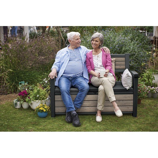 Brūns plastmasas dārza sols Deco – Keter-image-3