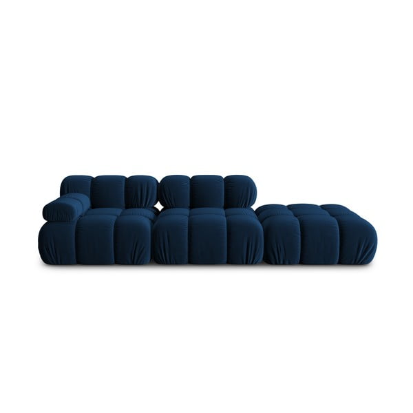 Zils samta dīvāns 282 cm Bellis – Micadoni Home