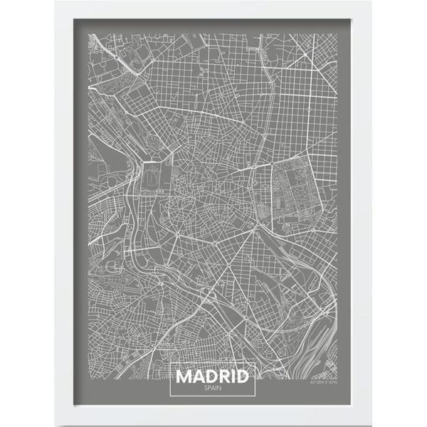 Plakāts rāmī 40x55 cm Madrid – Wallity