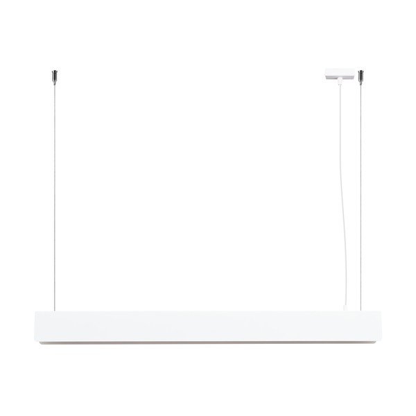 Balta metāla LED piekaramā lampa Nebula – Sollux