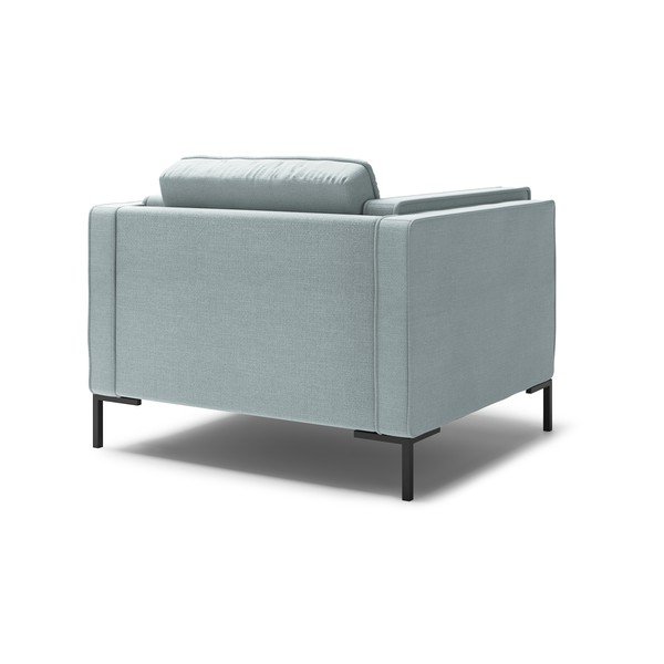 Gaiši zils atpūtas krēsls Milo Casa Attilio-image-3