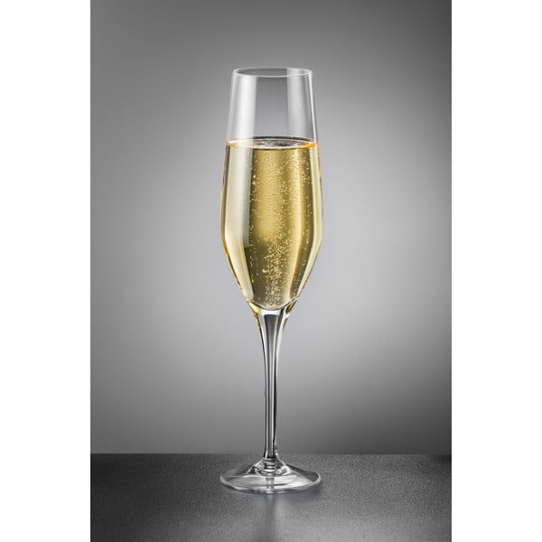 2 šampanieša glāžu komplekts Crystalex Amoroso, 200 ml