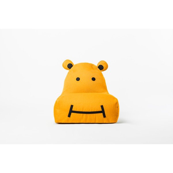 Dzeltens bērnu sēžammaiss The Brooklyn Kids Hippo-image-1