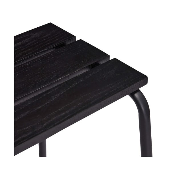 Melnas bāra taburetes (2 gab.) (sēdekļa augstums 76 cm) Stilt – Hübsch-image-3