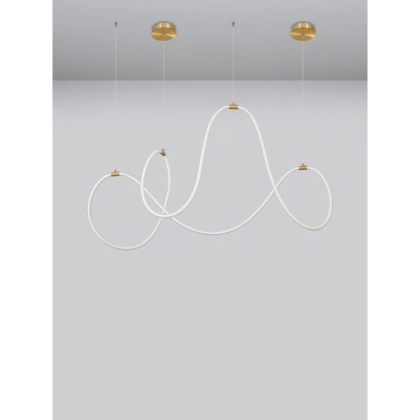 Zelta krāsas tērauda LED piekaramā lampa ar regulējamu spilgtumu Cerelia – Nova Luce-image-3