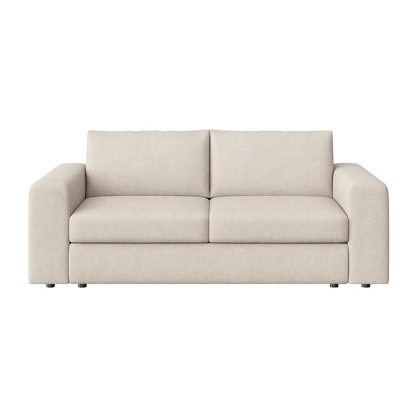 Bēšs samta dīvāns 218 cm Baga – Rodier