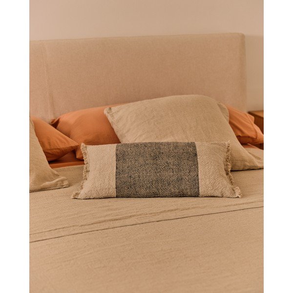 Spilvendrāna no lina maisījuma 50x30 cm Lorin – Kave Home-image-1