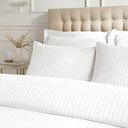Damasta spilvendrānas (2 gab.) 50x75 cm Satin Stripe – Catherine Lansfield