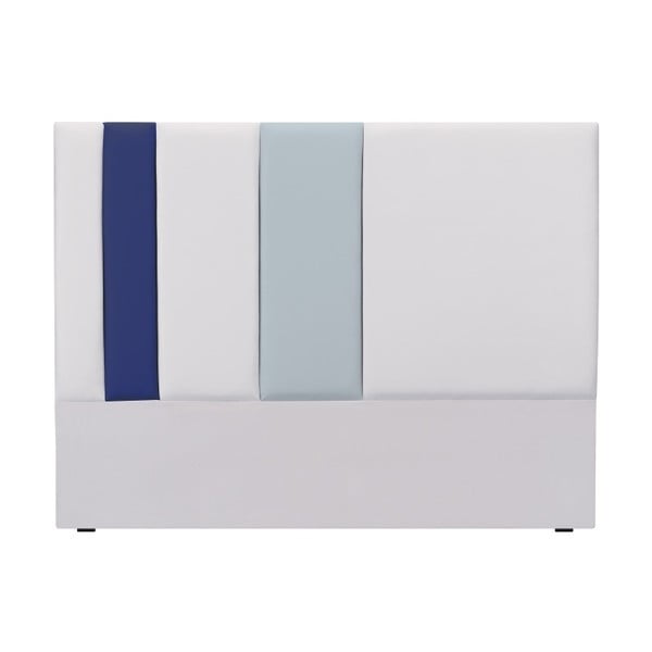 Pelēks un zils headboard Mazzini Dīvāni Dahlia, 120 x 180 cm