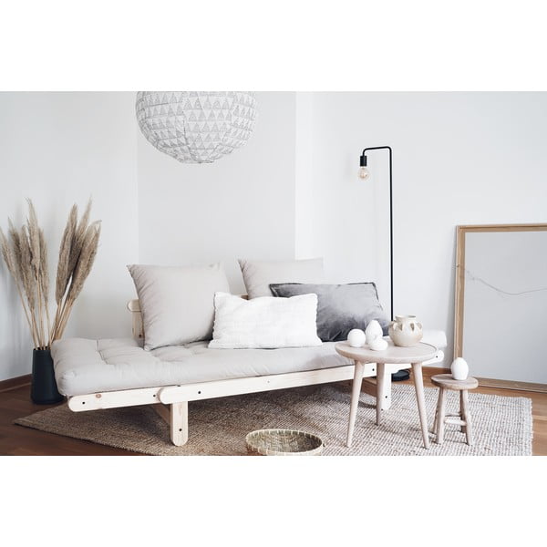 Izvelkamais dīvāns Karup Design Beat White/Yellow-image-1