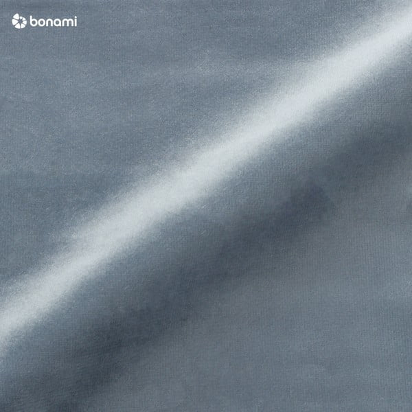 Gaiši zila polsterēta divvietīga gulta ar veļas kasti un redelēm 160x200 cm Hauke – Makamii-image-1