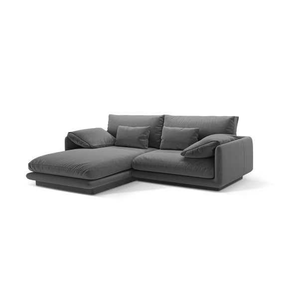 Tumši pelēks stūra dīvāns (ar kreiso stūri) Torino – Micadoni Home-image-2