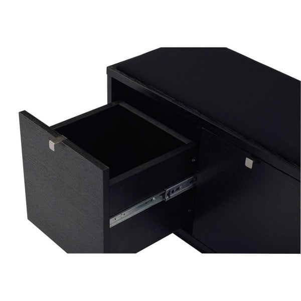 Melns apavu plaukts ar soliņu Confetti – Rowico-image-4