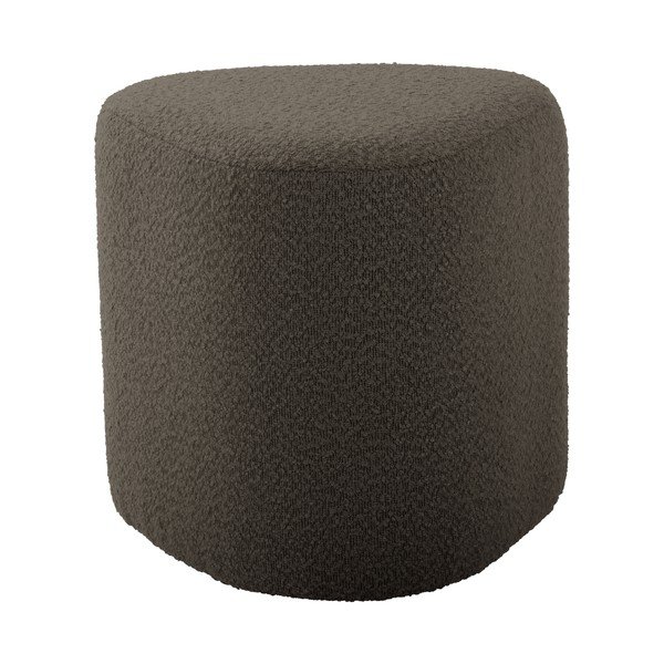 Pelēks/brūns pufs no buklē auduma Ada – Leitmotiv-image-2