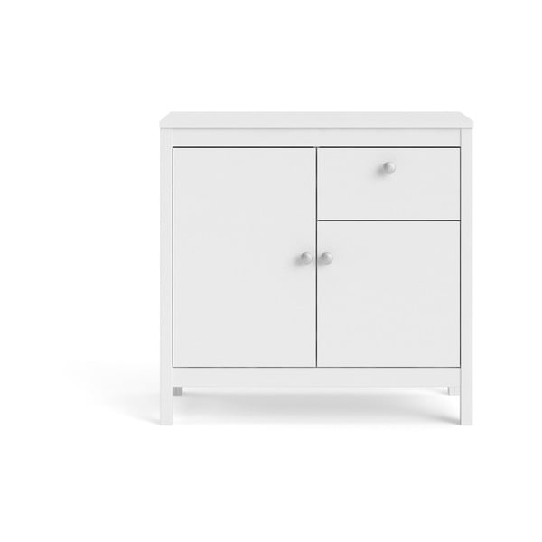 Balta zema kumode 82x80 cm Madrid – Tvilum-image-2