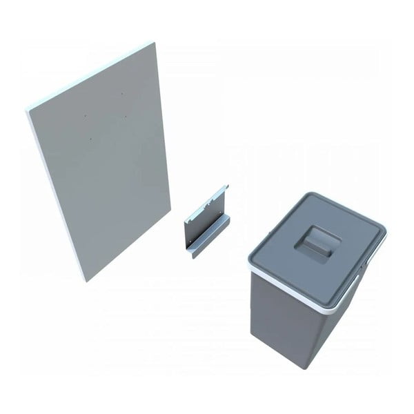 Iebūvēta plastmasas atkritumu tvertne 24 l Easy – Elletipi-image-3