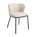 Bēšs ēdamistabas krēsls Ciselia – Kave Home