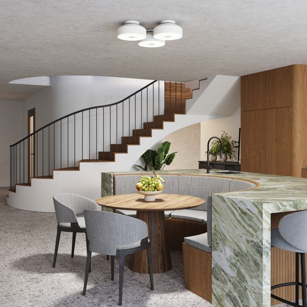 Balta griestu lampa Omiq – Sollux-image-3