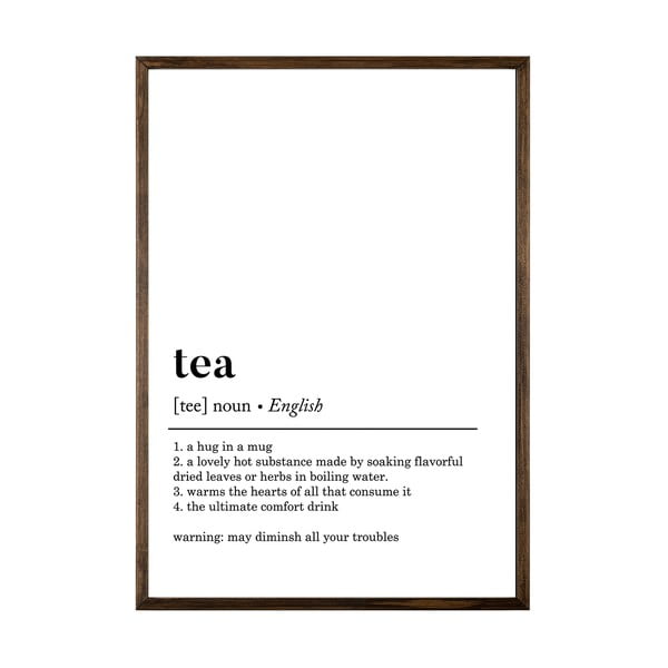 Plakāts 50x70 cm Tea – Wallity
