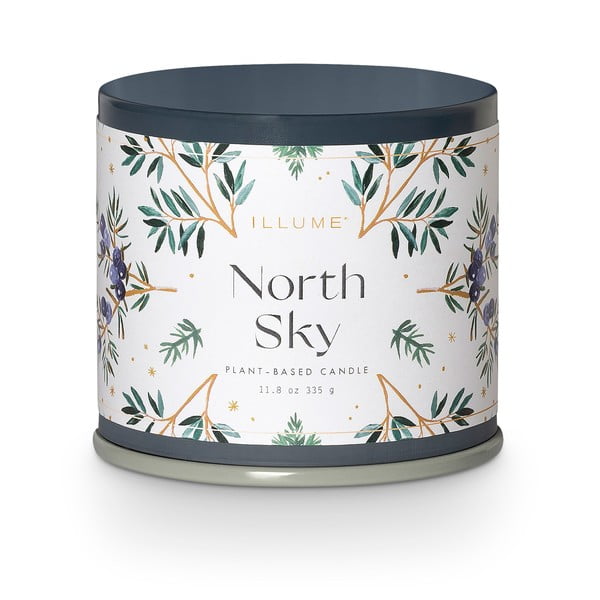 Aromātiskā sojas vaska svece degšanas laiks 50 h North Sky – ILLUME x Bloomingville