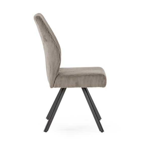 Gaiši pelēki velveta pusdienu krēsli (2 gab.) Anibal – Marckeric-image-3