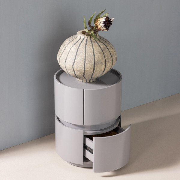 Gaiši pelēks spīdīgs naktsskapītis Lunex – WOOOD-image-1