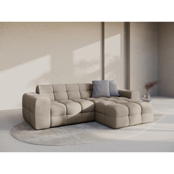 Brūns stūra dīvāns (ar labo stūri/ar zvilni) Kendal – Micadoni -image-1