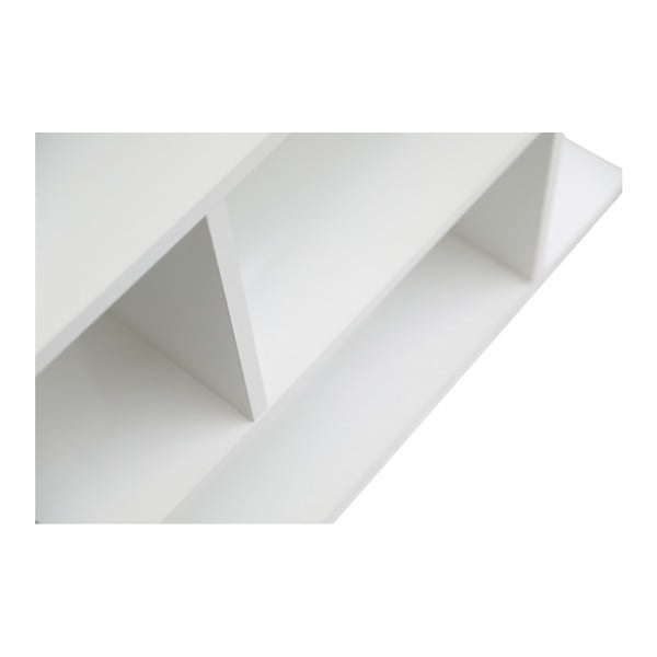 Balts grāmatu plaukts Evergreen House Martin, augstums 192 cm-image-1