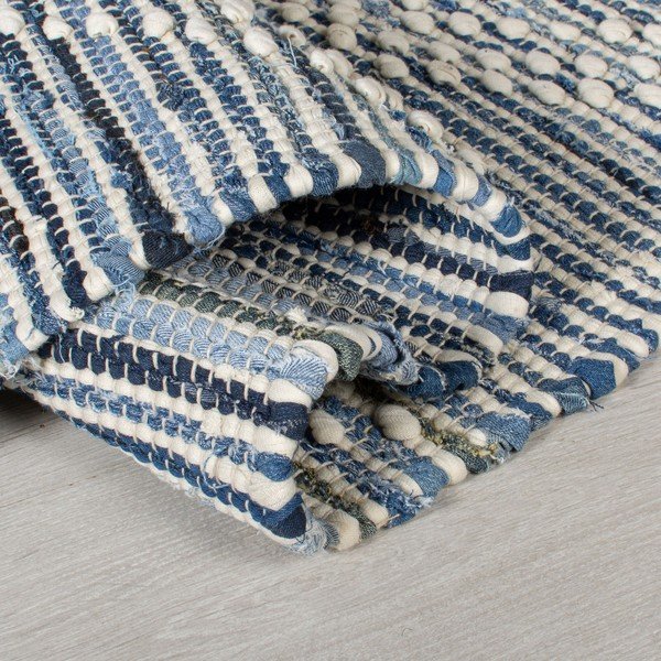 Zils kokvilnas paklājs Flair Rugs Lissie, 120 x 170 cm-image-1