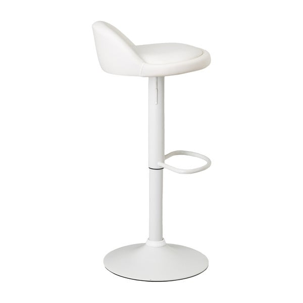 Balti mākslīgās ādas bāra krēsli ar regulējamu augstumu (2 gab.) (sēdekļa augstums 72 cm) – Casa Selección-image-2