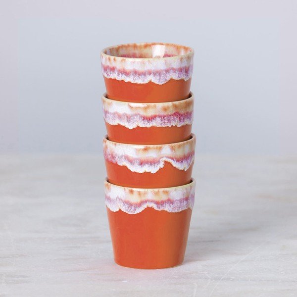 Balti oranža keramikas espresso tasīte Costa Nova, 90 ml-image-1