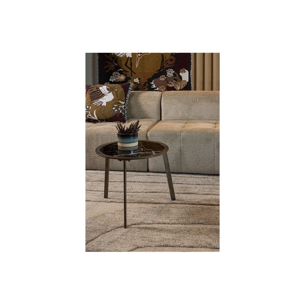 Melns žurnālgaldiņš 58x58 cm Lax – BePureHome-image-4