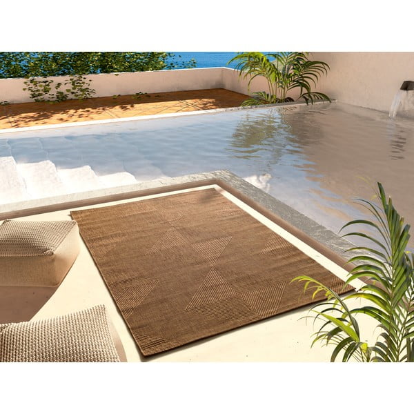 Brūns āra paklājs 160x230 cm Guinea Natural – Universal-image-1