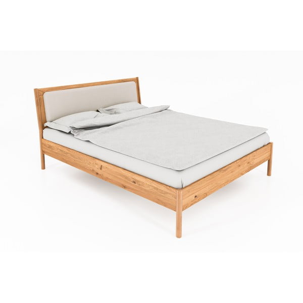 Dabīga toņa vienvietīga gulta no ozolkoka 90x200 cm Pola – The Beds