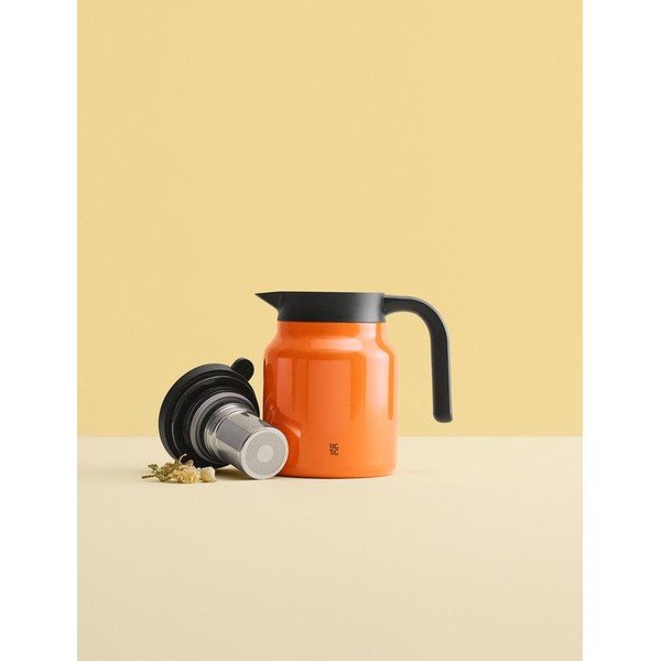 Oranžs nerūsējošā tērauda termosa kanna 900 ml Therm-It – RIG-TIG-image-1