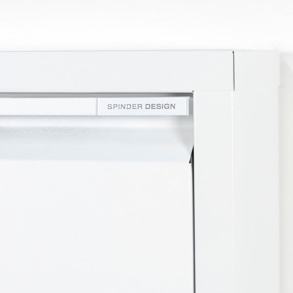 Balts metāla atverams apavu plaukts 50x103x15 cm Billy – Spinder Design-image-4