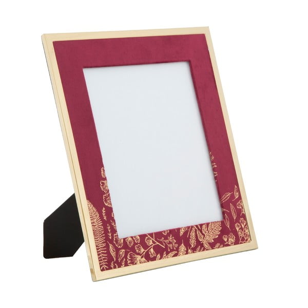 Mauro Ferretti Glam bordo sarkans galda fotorāmis, 20 x 25 cm