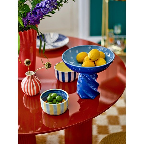 Dzeltenas/zilas keramikas bļodiņas (4 gab.) 300 ml Phoenix – Bloomingville-image-4