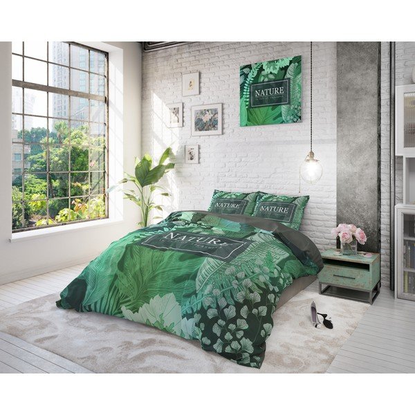 Kokvilnas vienvietīga gultasveļa Pure Cotton Organic Nature, 140 x 200/220 cm-image-3