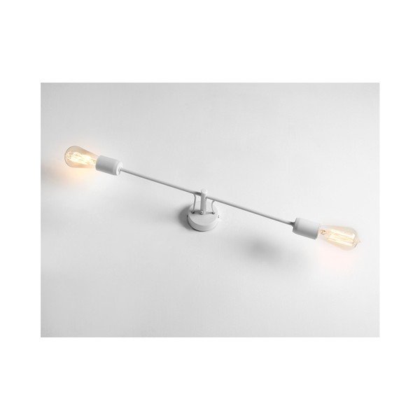Balta sienas lampa 2 spuldzēm Custom Form Twigo, platums 60 cm-image-2
