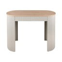 Bēšs metāla konsoles galds 40x100 cm Estriado  – Leitmotiv