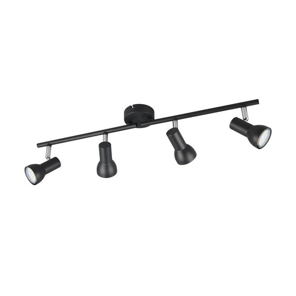 Melna prožektora tipa lampa ø 8 cm Cantar – Reality