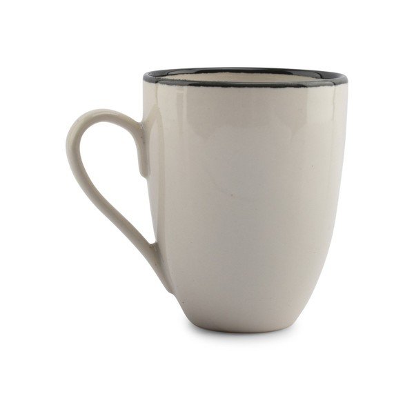 Melna/krēmkrāsas akmensmasas krūze 350 ml Gravel – ONA