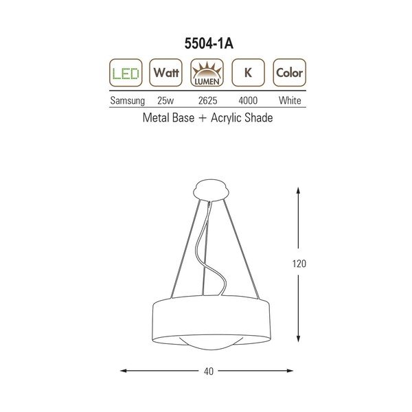 Balta griestu lampa Homemania Decor Salvo-image-2