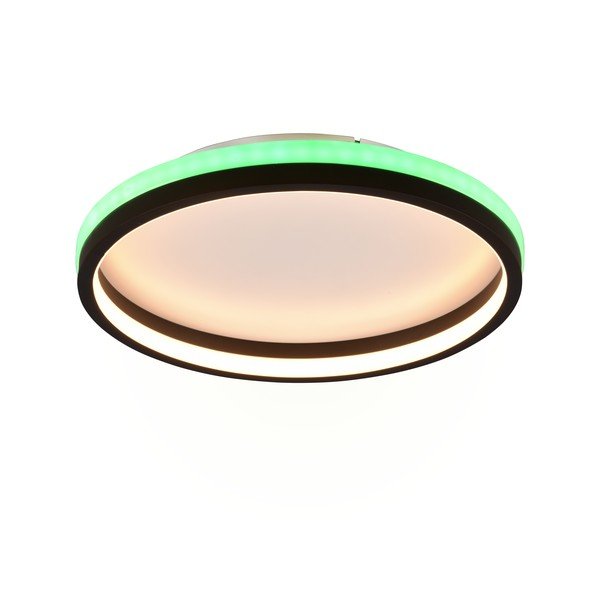 Matēti melna LED griestu lampa ar tālvadību ø 39 cm Hiko – Reality-image-1