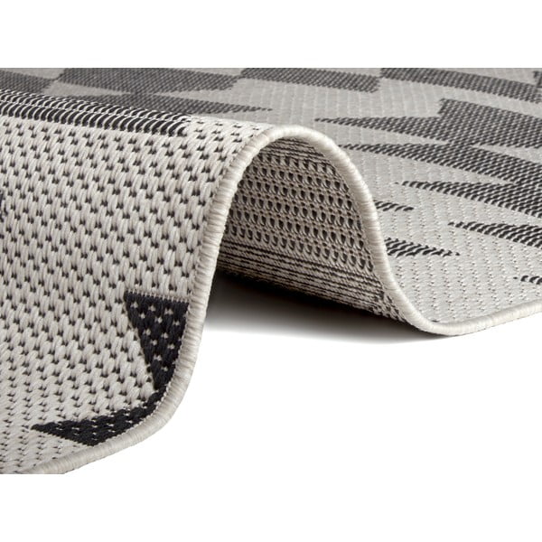 Melnbalts āra paklājs Ragami Geo, 160 x 230 cm-image-1