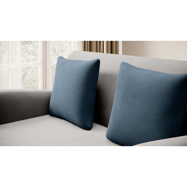 Zils/gaiši pelēks samta salokāms dīvāns 130 cm Ario – ELTAP-image-4