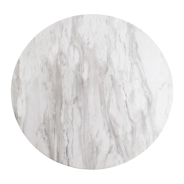 Apaļš ēdamgalds ar marmora imitācijas galda virsmu ø 110 cm Bolzano – House Nordic-image-2