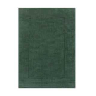 Tumši zaļš vilnas paklājs Flair Rugs Siena, 80 x 150 cm